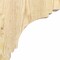 Ekena Millwork Pescadero Rough Sawn Corbel, Douglas Fir, 6"W x 10"D x 10"H COR06X10X10PEC00RDF - alternate 2